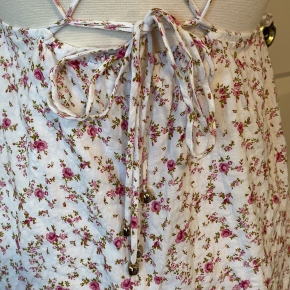 Women’s Size Small Strappy Floral Sundress with VNeckline — So Pretty For Summer - Picture 6 of 10